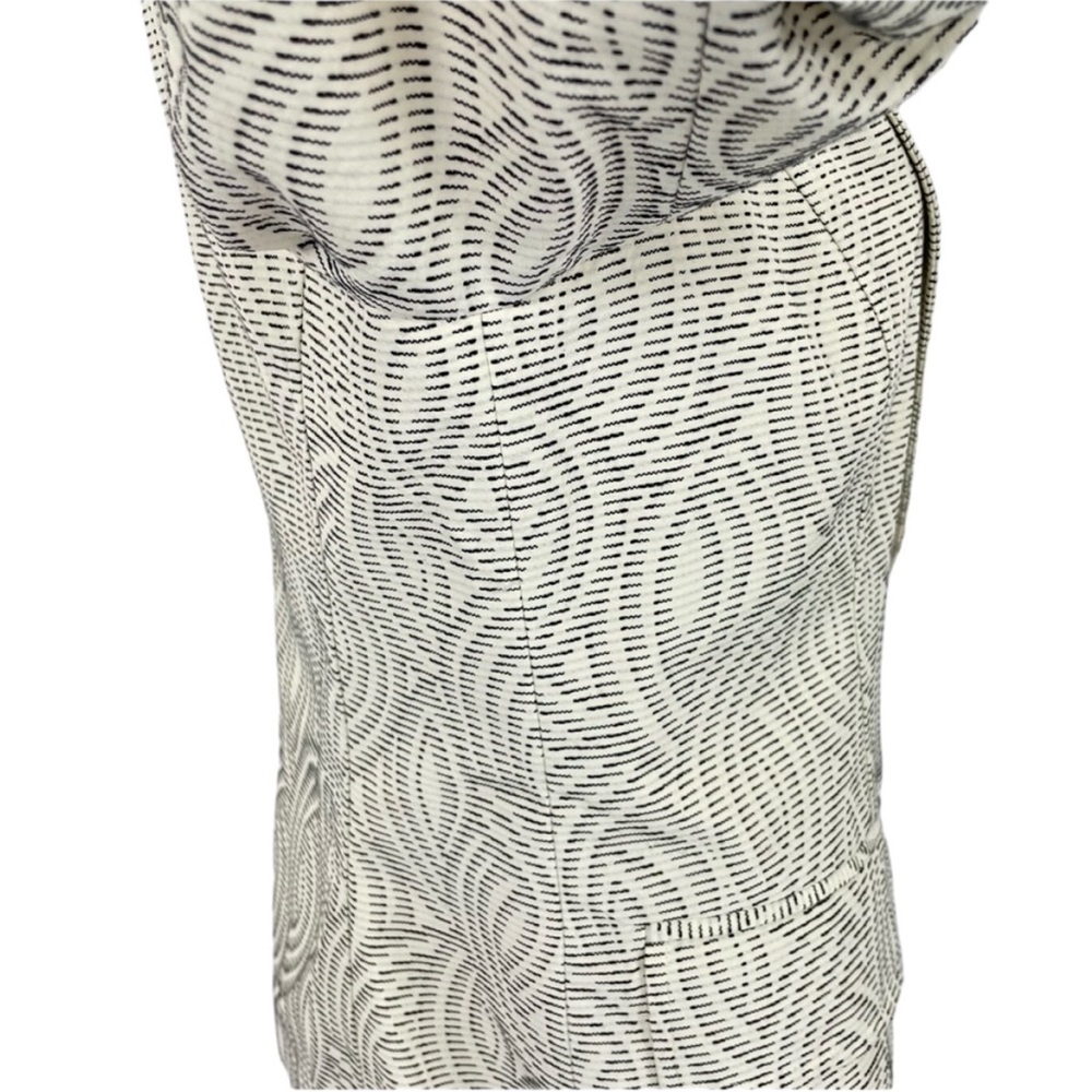 Lafayette 148 New York Jacket 10 Ivory & Black - Picture 3 of 12